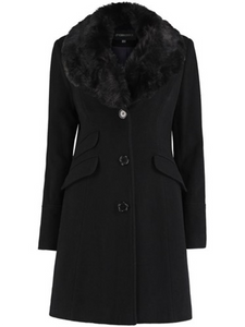 Solid Color Warm Woolen Coat