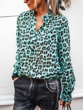 Load image into Gallery viewer, Fashion Casual Loose Leopard Shirt Top