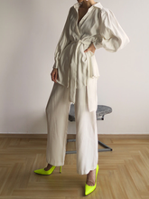 Load image into Gallery viewer, Solid Color Casual Shirt Set