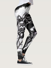 Load image into Gallery viewer, Spider Web Printed Sports Bottom Yoga Pants