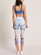Load image into Gallery viewer, Glacier Print High Waist Skinny Yoga Pants