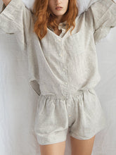 Load image into Gallery viewer, Casual Cotton and Linen Two-piece Suit
