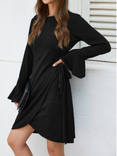 Load image into Gallery viewer, Solid Color Long Sleeve Dresses