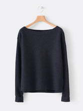 Load image into Gallery viewer, Boat Neck Casual Knit Pullover