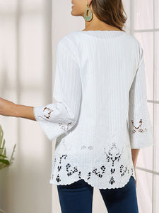 Vintage Loose Casual Lace Top