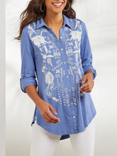 Load image into Gallery viewer, Casual Plus Size Print Shirts &amp; Tops