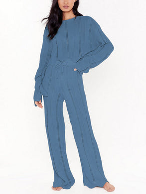 Stylish Loose Casual Daily Knitted Suit