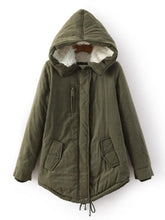 Load image into Gallery viewer, Hooded Pocket Cotton Lining Coat