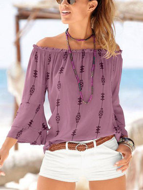 Single Neck Beach Vacation Bohemia Top