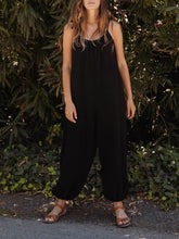 Load image into Gallery viewer, Solid Color Casual Loose Jumpsuit