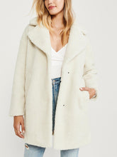 Load image into Gallery viewer, Medium Long Solid Color Teddy Coats