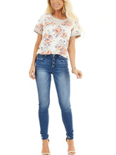 Load image into Gallery viewer, Spring Summer Short Sleeve Print Top