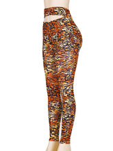 Load image into Gallery viewer, Women Leopard Print High Waist Skinny Yoga Leggings