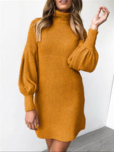 Load image into Gallery viewer, Long sleeve round neck dress