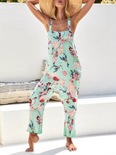 Load image into Gallery viewer, Pockets Boho Sleeveless Printed Sling Jumpsuit