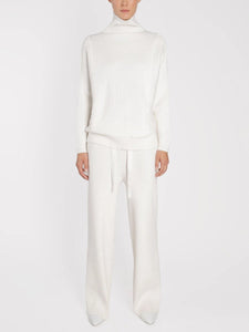 High Collar Knit Two-piece Suit