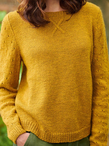 Solid Sweater Plus Size Knitted Jumper