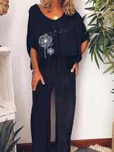 Load image into Gallery viewer, Casual Loose Dandelion Top Pants Set