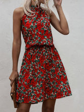 Load image into Gallery viewer, Boho Floral Printed Mini Dresses in Red