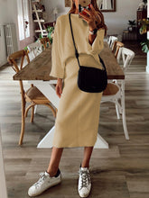 Load image into Gallery viewer, Fashion Round Neck Casual Solid Color Suit Skirt