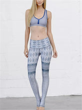 Load image into Gallery viewer, Vintage Diamond Print Skinny Yoga Pants