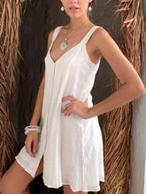 Load image into Gallery viewer, Casual Sleeveless Camisole Linen Boho Mini Dress