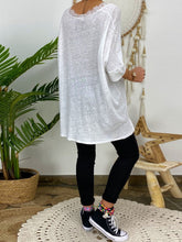 Load image into Gallery viewer, Lace Trim Casual T-Shirt