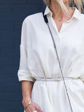 Load image into Gallery viewer, Loose Shirt Collar Casual Long Dress