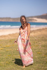 Romantic Bohemian Casual Loose Tie Dye Dress