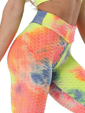 Sexy Colored Printed Yoga Track Pants