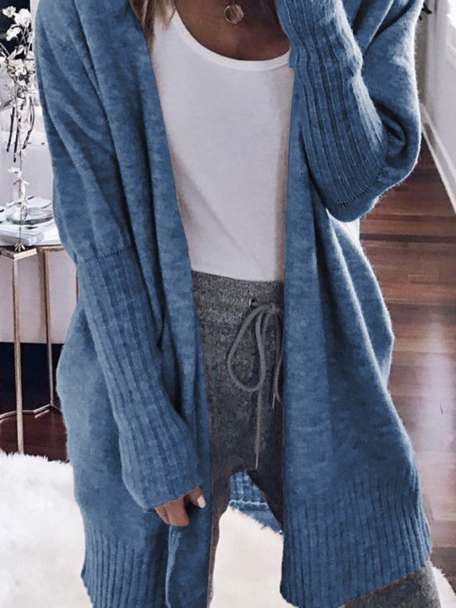 Knit Long Sweater Coat