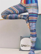 Load image into Gallery viewer, Retro Fashion Striped Print Hip Yoga Pants
