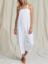 Load image into Gallery viewer, Fashion Solid Color Casual Strap Overalls