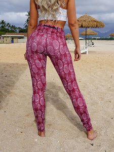 Pineapple Print Yoga Bottoming Sports Yoga Pants