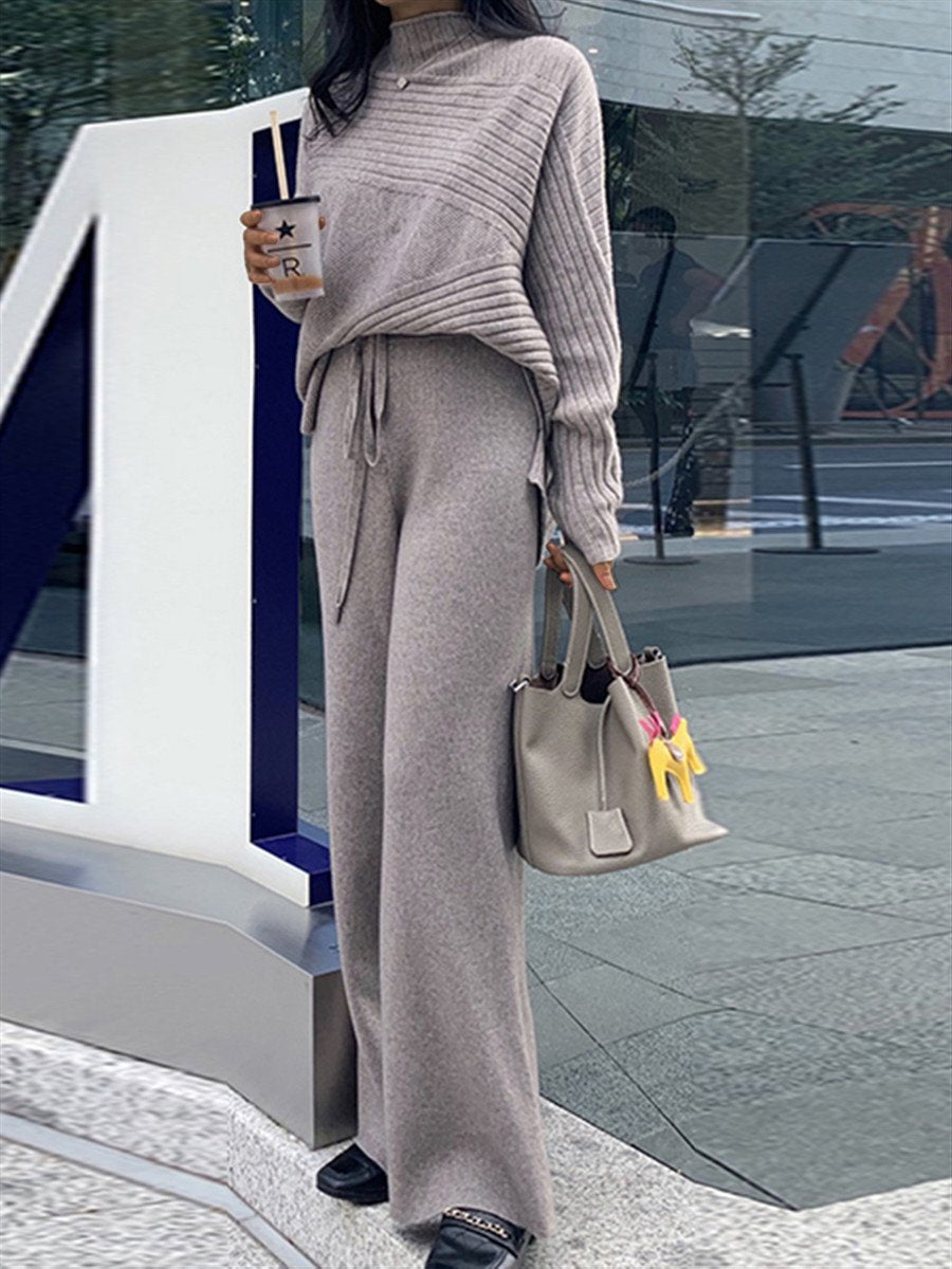 Casual loose long sleeve suit