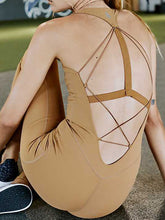 Load image into Gallery viewer, Stretch Sports Pull-on Style One-piece Yoga Suit