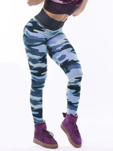 Sexy Camouflage Hip Yoga Pants