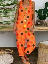 Load image into Gallery viewer, Loose Casual Comfortable Colorful Polka Dot Jumpsuit