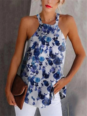 Beach Bowknot A Collar Blended Tank&Camisole