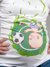 Load image into Gallery viewer, Loose Football Print Short-sleeved Round Neck Pregnant Women Top