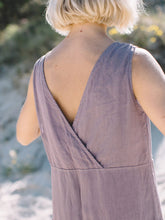 Load image into Gallery viewer, Solid Color Linen Jumpsuit with Pockets