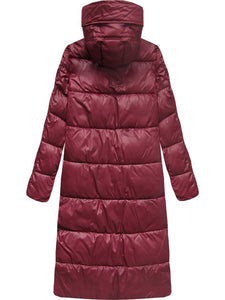 Winter And Winter Long Warm-Keeping Hooded Coat