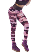 Load image into Gallery viewer, Sexy Camouflage Hip Yoga Pants