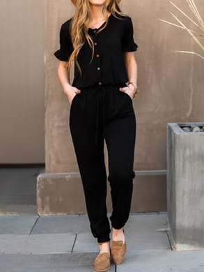 Cotton and Linen Jumpsuit