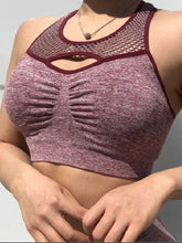 Load image into Gallery viewer, Sexy Gather Yoga Cutout Fitness Bra