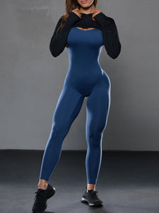 Slim Fit Sport Yoga Suit Sculpted Bodysuit