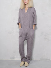 Load image into Gallery viewer, Casual Loose Soft Cotton Linen Jumpsuit