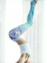 Load image into Gallery viewer, Sexy High Waist Floral Print Quick-drying Sports Yoga Pants