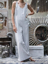Load image into Gallery viewer, Women Shift Plain Holiday Jumpsuit Linen One-Pieces