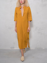 Load image into Gallery viewer, Casual Loose Soft Cotton And Linen Dress